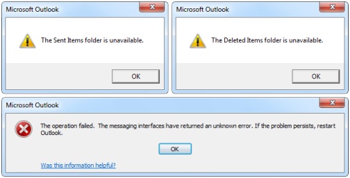 Ошибка 0x8004df0b outlook 2010 imap